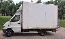 Mercedes Sprinter — грузоперевозки с гидробортом